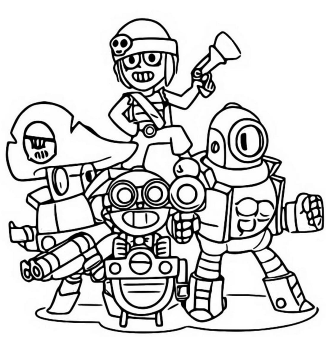 Brawl Stars kolorowanki